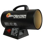 Mr. Heater MH60QFAV 60,000 BTU Portable Propane Forced Air Heater Black