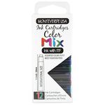 Monteverde USA Ink Cartridges, 12 pcs Clear Box, Mix Set (G305MIX)