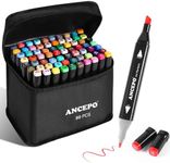 ANCEPO 80 Colors Alcohol Markers Se