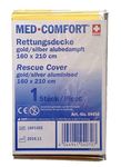 Med-Comfort First Aid Rescue Blanket Gold Silver Foil 160 x 210 cm