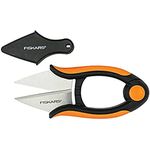 Fiskars Herb Scissors Length 5.1" Stainless Steel Blades/Plastic Handles Black/Orange Solid SP-220 1063326