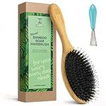 Natural Boar Bristle Hair Brush for