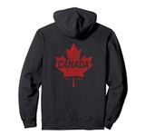 Canada Est. 1867 Vintage Faded Canada Maple Leaf Pullover Hoodie