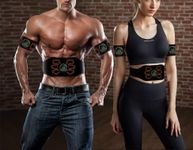 3pcs Ab Workout Equipment - Electronic Muscle Stimulator for Toning Abs, Full Body Trainer for Men and Women