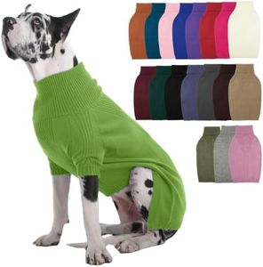 Great Dane Sweater,5XL Extra Large Sweater for Giant Breed Dogs in Winter