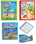 Sui Generis Magic Water Quick Dry Book Magic Water Coloring Books for Kids Colouring Doodle Pen Water Painting Book for Children Education Drawing Pad Kids Learning/Fun Books (Pack of 1)