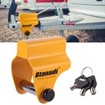 Btanadi Caravan Hitch Lock – Heavy Duty Anti-Theft Trailer Hitch Lock for ALKO AK130, AK160, AKS1300, AKS2004, AKS3004 – Secure Coupling Device for Caravan Protection