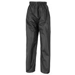 Result Mens Core StormDri Rain Over Trousers/Pants (S) (Black)