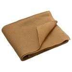 MECCANIXITY Speaker Grill Cloth Polyester Fiber Mesh Fabric 0.5x1.65M/39x65Inch for Stereo Dustproof Brown