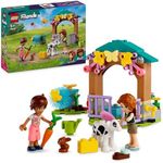 LEGO Friends Autumn’s Baby Cow Shed, Farm Animal Toy Playset for 5 Plus Year Old Girls, Boys & Kids, with 2 Mini-Doll Characters, Calf and Bunny Rabit Figures 42607