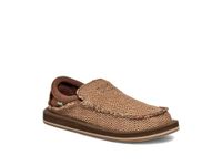 Sanuk Men's Chiba Jute Loafer, Brown, 12