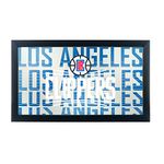 Trademark Gameroom NBA1500-LAC3 NBA Framed Logo Mirror - City - Los Angeles Clippers