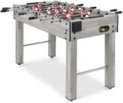 Best Choice Products 48in Competition Sized Foosball Table, Arcade Table Soccer for Home, Game Room, Arcade w/ 2 Balls, 2 Cup Holders - Gray