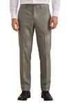 Louis Philippe Men's Regular Mid Rise Work Utility Pants (Lptfmrgb745724_Grey