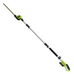 Earthwise LPHT12022 Volt 20-Inch Cordless Pole Hedge Trimmer, 2.0AH Battery & Fast Charger Included