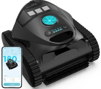 Letexpool C1 Cordless Powerful Robotic Pool Cleaner, Semi-Black Blue