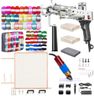 BESGEER 2025 Rug Tufting Gun Starter Kit with Frame with Trimmer - Rug Tufting with Carpet Trimmer Kit with Tufting Frame, 2 in 1 Cut & Loop Pile Gun& Carpet Carving Clippers（Black）