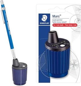Staedtler 502 BK A6 Mars Rotary Action Lead Pointer and Tub for 2mm Leads, 502BKA6,Blue