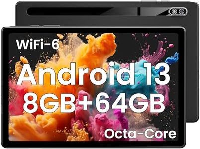 2024 Tablet 10 Inches Tablet Android Tablet Octa-Core Processor 64GB Storage 1TB Expandable, 2+8MP Dual Camera, Newest Tablets PC Support 2.4/5G WiFi 6,1080 IPS FHD Screen, Black