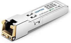 QSFPTEK 10GBase-T Module, SFP to RJ45, 10G Copper SFP+ Transceiver, 10Gbe Optical Ethernet Mini Gbic 10 giga Computer Networking Transceiver Compatible for Mellanox MFM1T02A-T, up to 30m