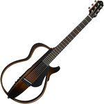 Yamaha SLG200S TBS Steel String Silent Guitar with Hard Gig Bag, Tobacco Sunburst