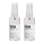 VERB Ghost Oil – Vegan Weightless Hair Oil – Lightweight Hair Oil – Revitalizing Hair Treatment Oil Nourishes and Promotes Shiny Hair – No Paraben or Harmful Sulfates, 2 fl oz, Pack of 2