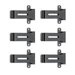 VBESTLIFE Radio Belt Clip Clamp, 6 Pack Radio Hook Bracket Compatible with Kenwood TK 208 TK 308 and Baofeng BF 888S Two Way Radio Accessories