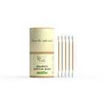 Ecocradle Organic Bamboo Cotton Earbuds/Swabs, Pack of 50