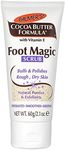 Palmer's Cocoa Butter Formula Foot Magic Exfoliating Foot Scrub with Vitamin E, Use With Foot Scrubber for Pedicure, For Dry, Cracked Feet, 2.1 Ounce