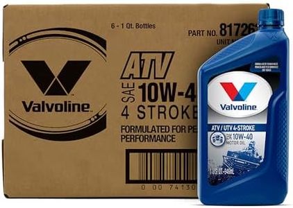 Valvoline 4-Stroke ATV/UTV SAE 10W-40 Motor Oil 1 QT, Case of 6