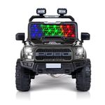 Kawaii Kids POBO Electric Big Size Jeep - Battery Operated Electric Car for Kids - Ride on Toy Car with Bluetooth, Exclusive Jeep with Lights (2 to 8 Years) (Non Painted, Black Painted)