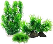 MyLifeUNIT Artificial Aquarium Plants, Fish Tank Decor Plants for Aquarium Decorations (Pack of 3)