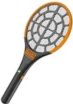BLACK+DECKER Electric Fly Swatter- Fly Zapper- Tennis Bug Zapper Racket- Battery Powered Zapper- Electric Mosquito Swatter- Handheld Indoor & Outdoor- Non Toxic, Safe for Humans & Pets