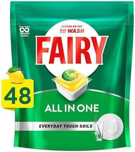 Fairy All-In-One Dishwasher Tablets 192 Pack Value Bundle (48 Pack x 4)