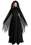 Lady in Black Women's Ghost Costume X-Large