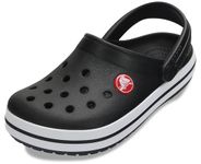 Crocs Unisex-Child Crocband 7 UK Black Clog 207005