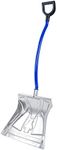 20-Inch Heavy Duty Aluminum Ergonomic Snow Shovel, Blue, (Retail Ready)