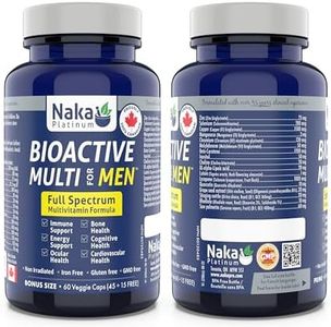 60 vcaps Bioactive Multi for Men, Full Spectrum, Multivitamin Formula, Made in Canada (60 vcaps)