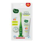 Mother Sparsh Toothpaste for Kids-50g, Mix Fruit (With Free Toothbrush) | Strengthens Gums, Whitens Teeth | Preservative & Fluoride Free Baby Toothpaste | Anti Cavity + Enamel Care