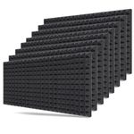 DEVICE OF URBAN INFOTECH Acoustic Foam 6x3 Ft. Acoustic Foam Sheet Sound Proof Foam for Wall Room Noise Reducer Sound Absorber Acoustic Foam Panels Acoustic Room Treatment (Pack of 8, Black)