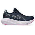 ASICS Women's Gel-Nimbus 25 Running Shoes, French Blue/Lilac Hint, 9.5 Wide