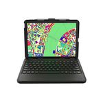 ZAGG Rugged Book Detachable Case and Magnetic-Hinged Keyboard for iPad 10.9" (air 4th gen) 11 inch (1st & 2nd Gen), Multi-Device Bluetooth Pairing, Backlit Keyboard, Durable,Black