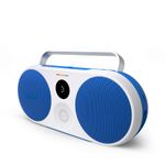 Polaroid P3 Music Player (Blue) - Retro-Futuristic Boombox Wireless Bluetooth Speaker Rechargeable with Dual Stereo Pairing