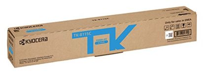 Kyocera TK-8115C Laser Toner Cyan Original Premium Printer Cartridge 1T02P3CNL0 for Ecosys M8124, ECOSYS M8130