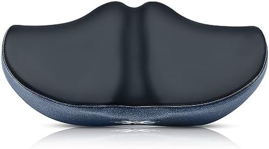 X Wing New-Age Noseless Bike Seat Cushion for Men & Women - Extra Padding & Wide - Suitable for City, Electric, Stationary Bikes - Compatible with Peloton Bikes – Wide Winged Bike Seat with Cushion