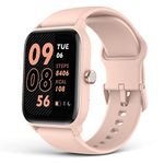 EGQINR Smart Watches for Women, Activity Fitness Tracker Alexa Built-in 1.8" HD Touch Screen with Heart Rate, Blood Oxygen, Sleep, Smartwatches for Women Compatible with iPhone Android Pink