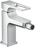 hansgrohe Metropol Bidet Tap, Loop Handle, Push-Open Waste, chrome