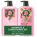 Herbal Essences Smooth Collection Shampoo and Conditioner, 1.73 L Total (2 Count of 865 mL Each)