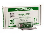 Powernail L125205 20 Gauge 1-1/4 Inch Length HD L-Cleat Nail for Hardwood & Engineered Flooring (Case of 5x-1000ct Boxes)