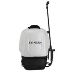 SYMITAH Electric Rechargeable Knapsack Pressure Sprayer - 16 L | Cordless High-Pressure 18v Detachable Lithium Battery Powered | For Liquid Weed killers, Fertilisers, Biologicals & other Pesticides.